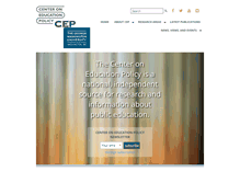 Tablet Screenshot of cep-dc.org